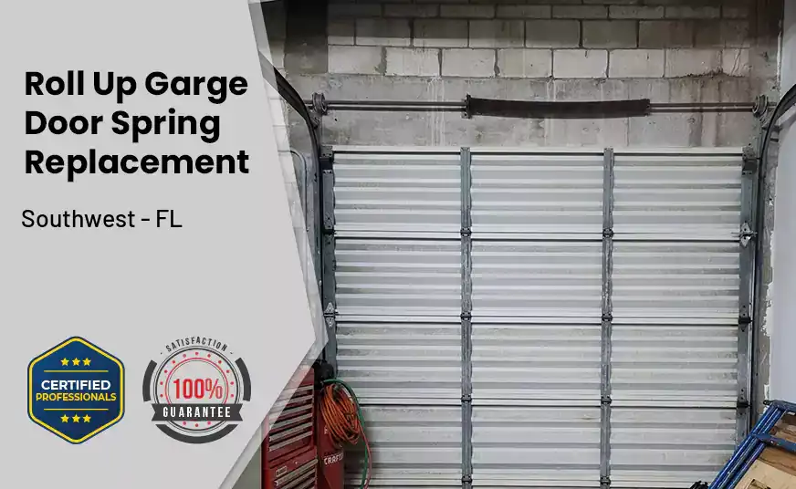 Roll Up Garage Door Spring Replacement Southwest - FL