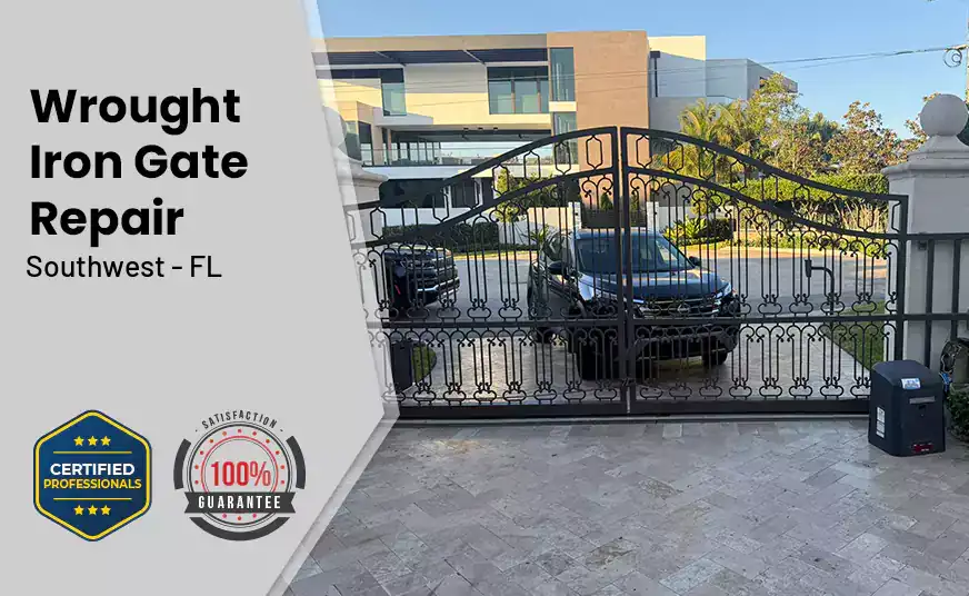 Wrought Iron Gate Repair Southwest - FL